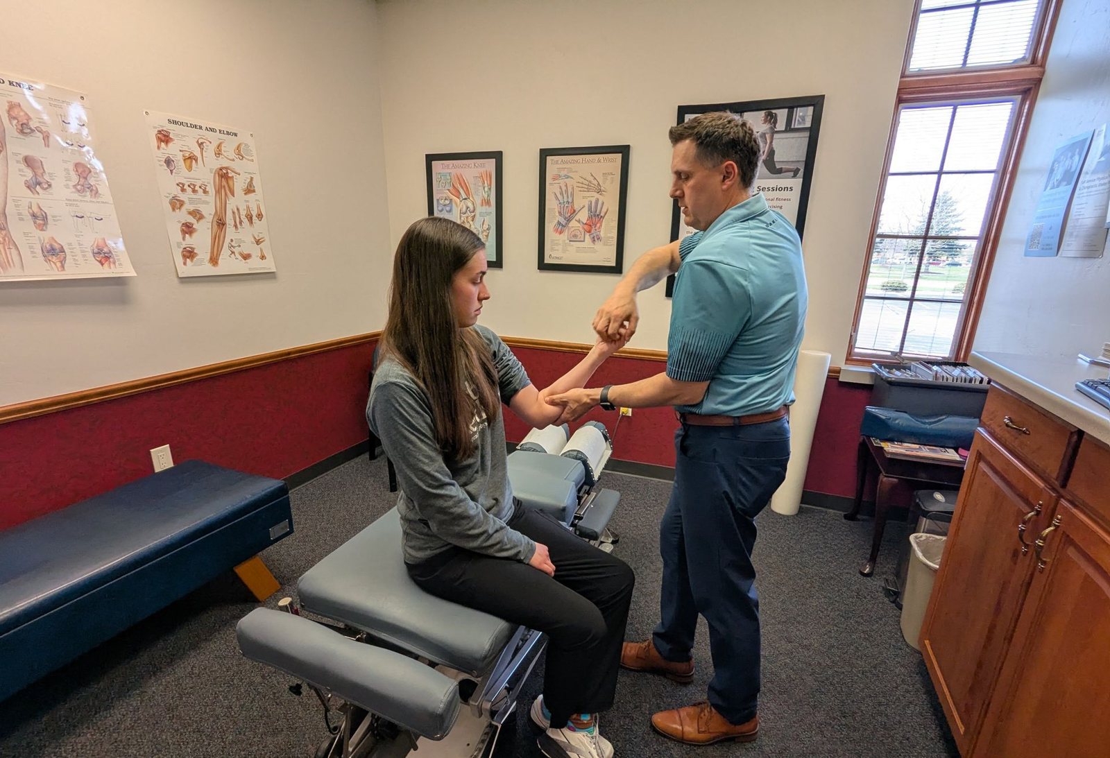 Treatment area at Schubbe Resch Chiropractic & Physical Therapy